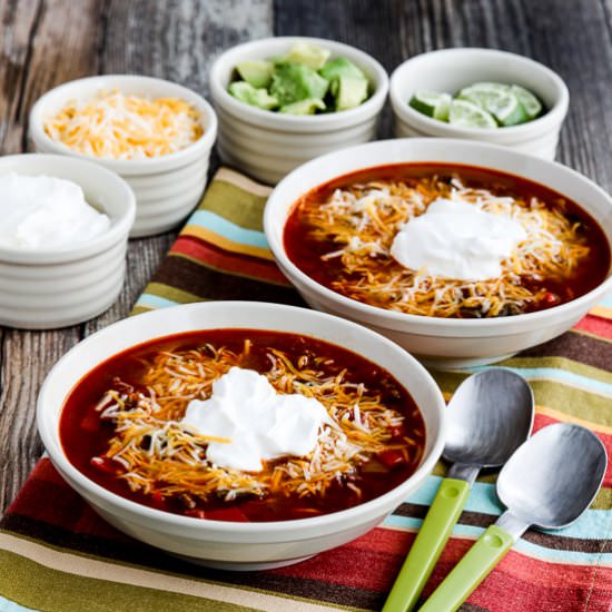 Instant Pot Low-Carb Taco Soup