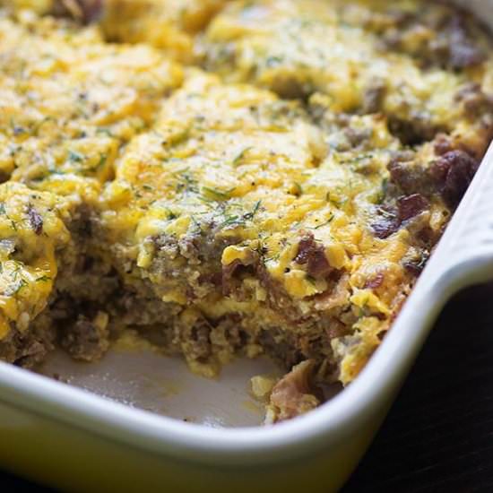 Bacon Cheeseburger Casserole