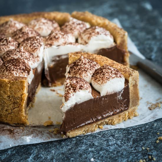 Dulce de Leche Chocolate Tart