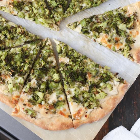 Broccoli White Pizza