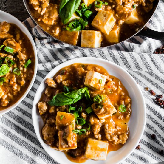 Ground Pork Mapo Tofu
