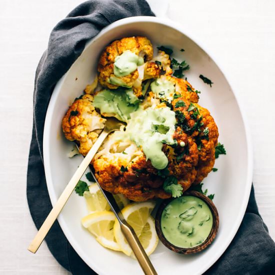 Vegan Tandoori Cauliflower Roast