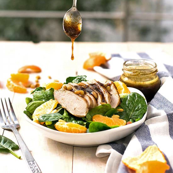 Salad with Chicken & Tangerines