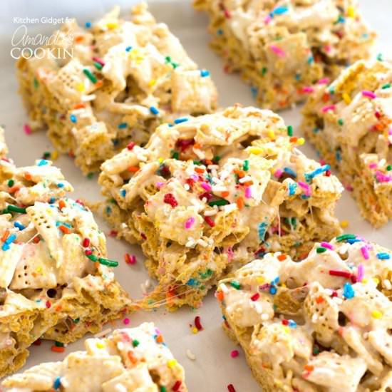 Funfetti Marshmallow Cereal Bars