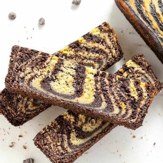 Chocolate Orange Marble Loaf Cake