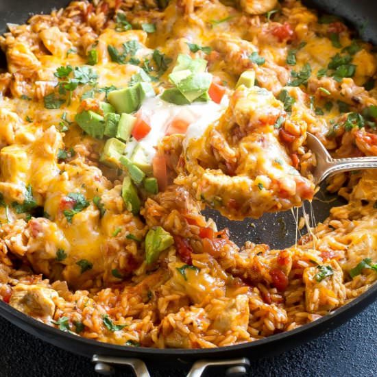One Pan Mexican Chicken and Rice
