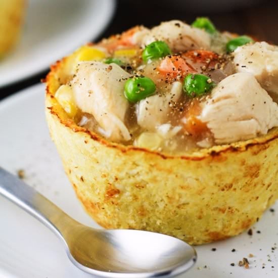 Low Carb Cauliflower Pot Pies