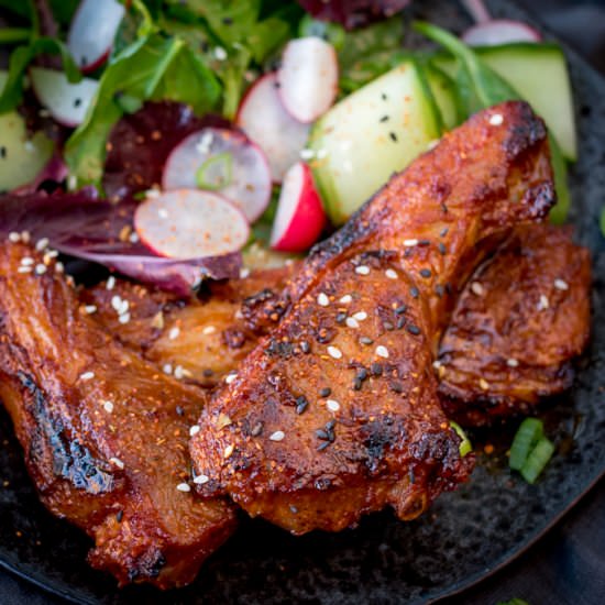 Korean Style Lamb Cutlets