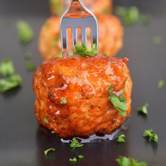Sriracha Honey Chicken Meatballs