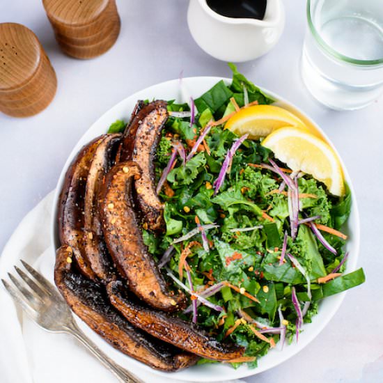 Sweet and Spicy Portobello Mushroom