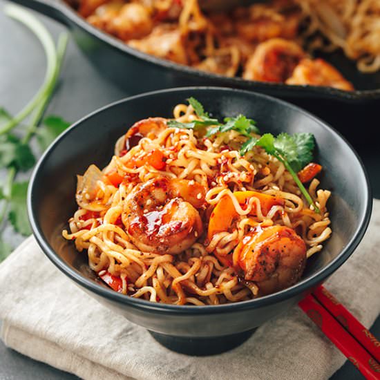 Sizzling Shrimp Fajita Stir-Fry