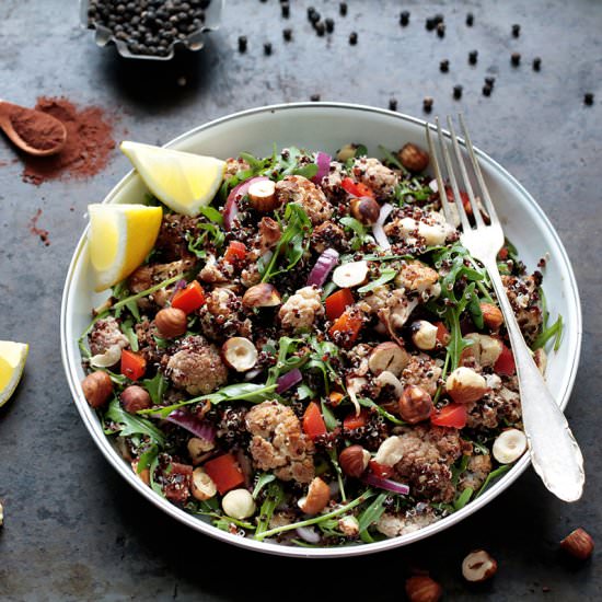 Spiced Cauliflower and Quinoa Salad