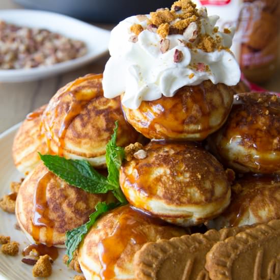 COOKIE BUTTER PANCAKE POPPERS