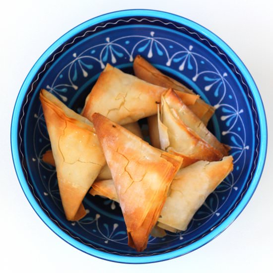 Spinach & Feta Filo Triangles