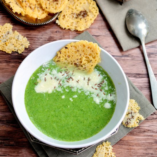 Broccoli Soup with Parmesan