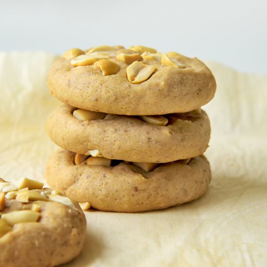 Soft Vegan Peanut Butter Cookies