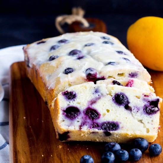 Lemon Blueberry Yogurt Bread