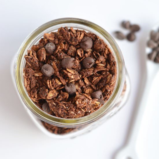 Skinny Chocolate Chia Granola