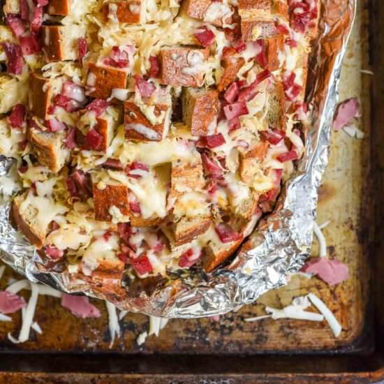 Reuben Pull Apart Bread