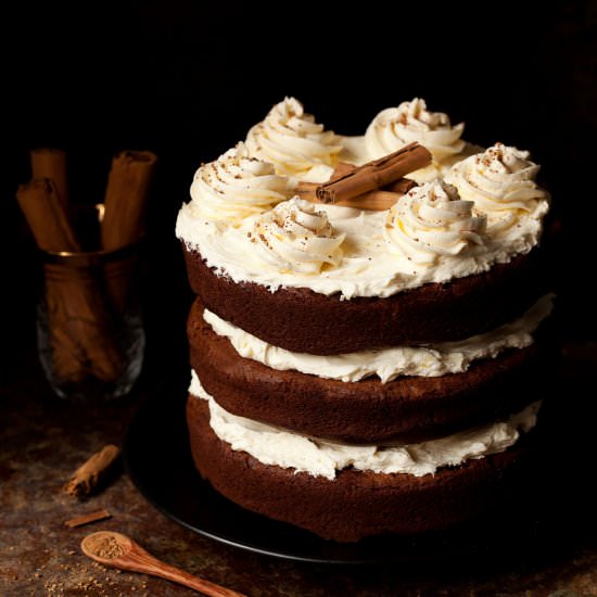 Cinnamon Chocolate Cake