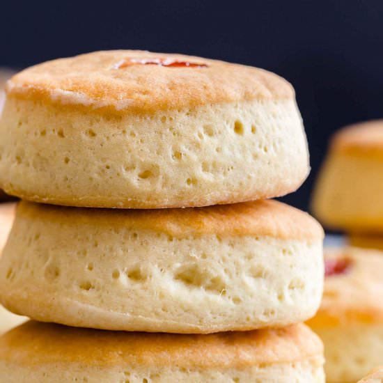 Buttery Jam Biscuits