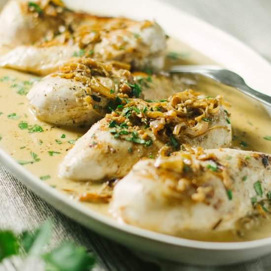 White Wine Onion Gravy