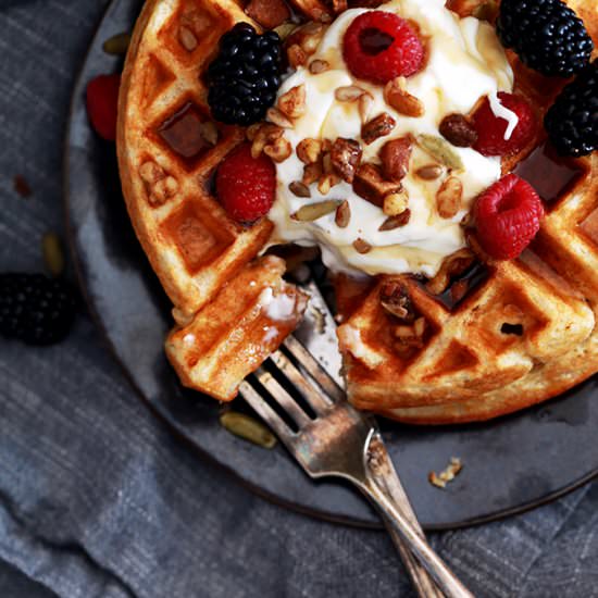 Yogurt Waffles