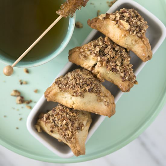Dried Cherry and Pecan Hamentashen