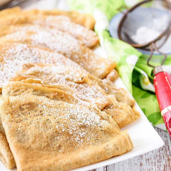 Matcha Green Tea Crepes