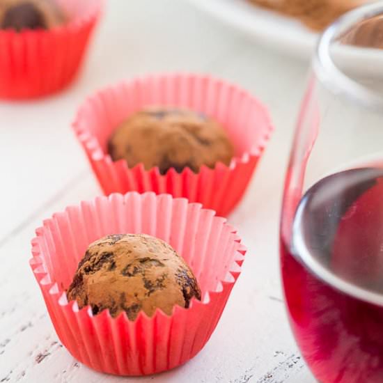 2-Ingredient Drunken Truffles