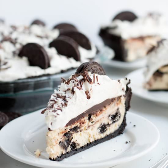 Cookies ‘n Irish Cream Cheescake