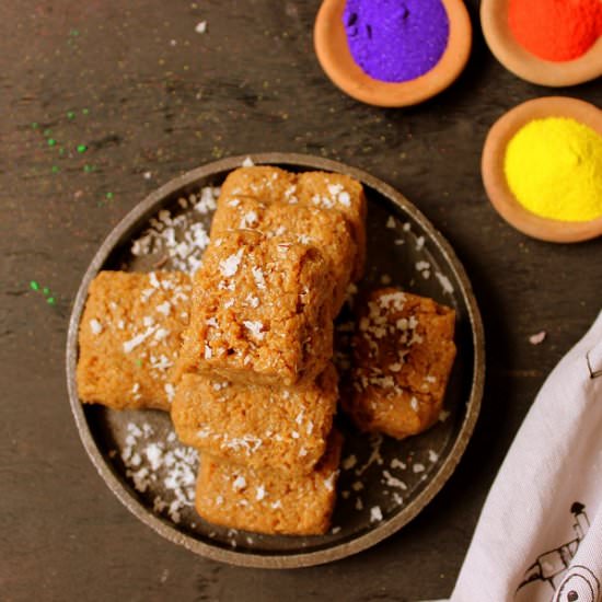 Dulce De Leche Coconut Burfi