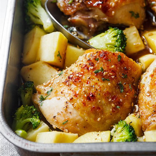 Baked Honey Garlic Chicken