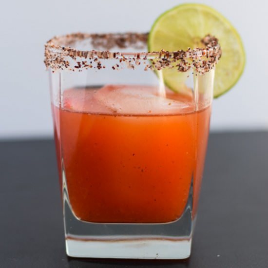 Strawberry Chipotle Margaritas
