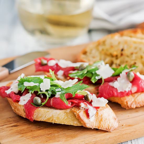 Beef Carpaccio & Horseradish Sauce