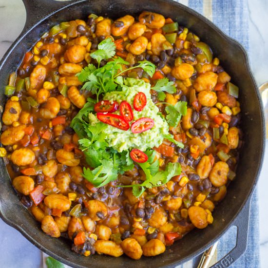 Gnocchi Enchilada Skillet
