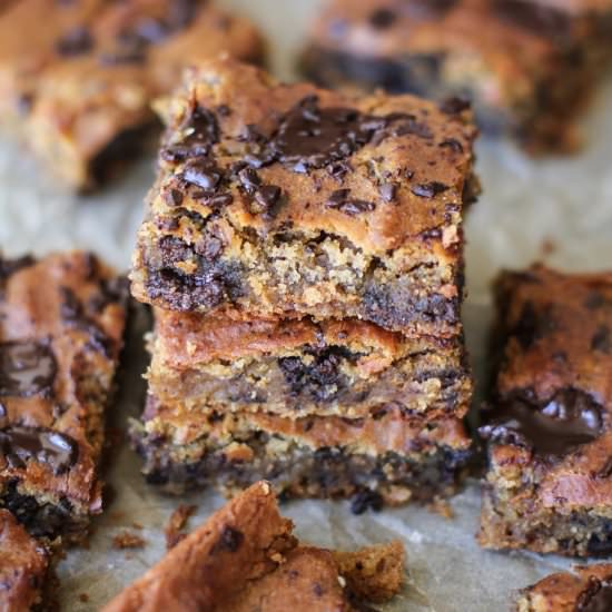 Peanut Butter Chickpea Bars