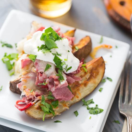 Reuben Loaded Potatoes