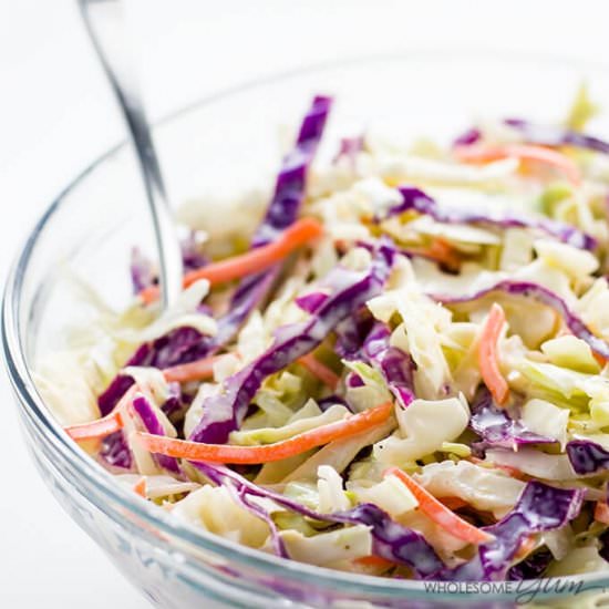 Paleo Low Carb Coleslaw (GF)