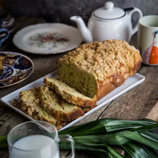 Pandan Coconut Babka