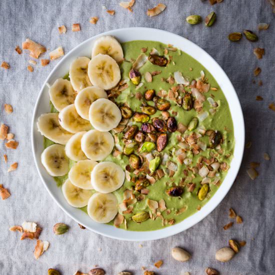 Broccoli Pistachio Soup