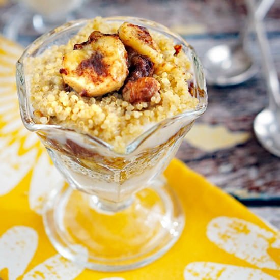 Banana & Yogurt Parfaits w/ Quinoa