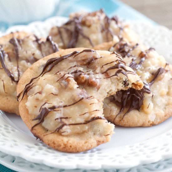German Chocolate Chip Cookies