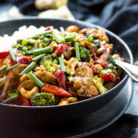 Cashew Chicken Stir-Fry