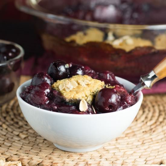 Gluten Free Cherry Cobbler