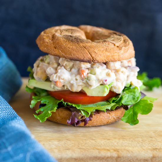 Easy Chickpea Salad Sandwiches
