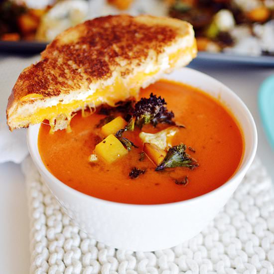 Butter Tomato Soup & Grilled Cheese