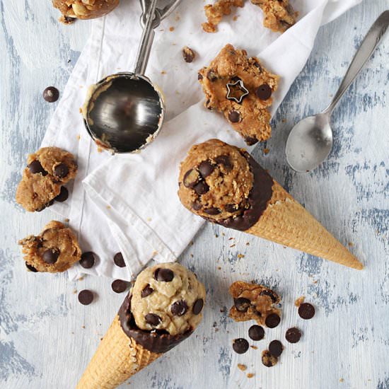 Vegan Cookie Dough Ice Cream
