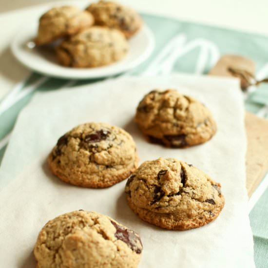 Oat Chocolate Chip Cookies