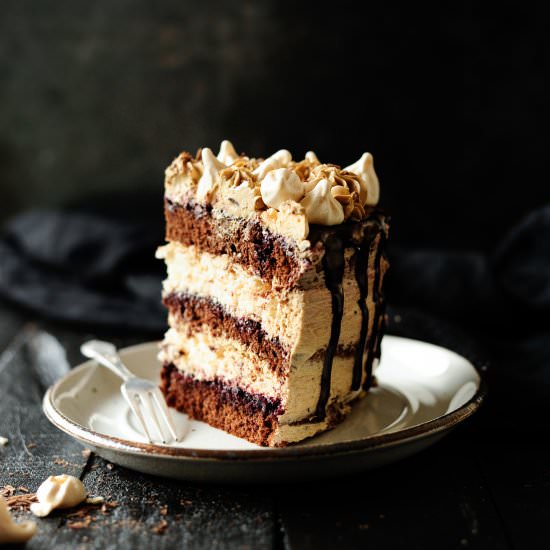 Chocolate Meringue Cake